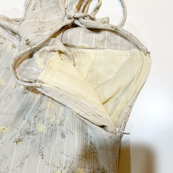 OLLARI By Anthropologie Wide Leg Lightweight Floral Printed Jumpsuit Overalls - Picture 14 of 16